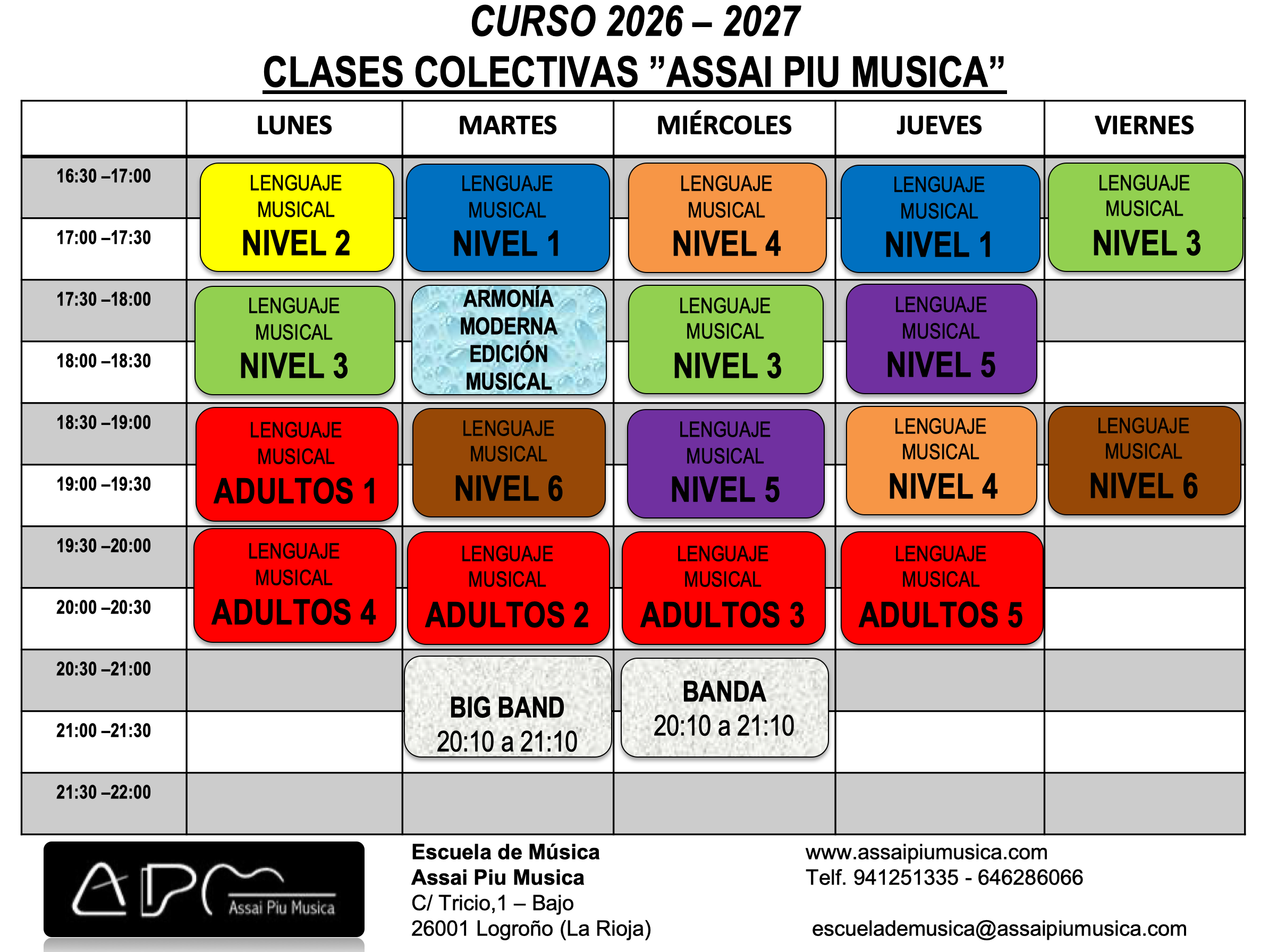 CLASES COLECTIVAS APM